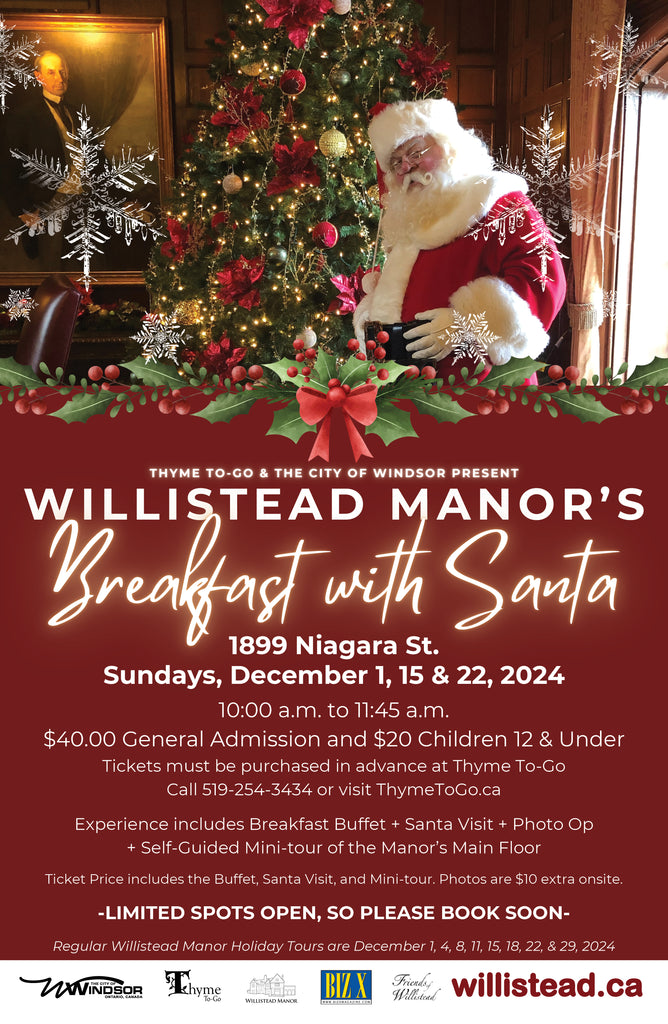 SOLD OUT: Willistead Manor's Breakfast with Santa