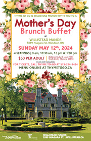 Mother's Day Brunch at Willistead