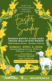 Willistead Easter Sunday Brunch Buffet 2026
