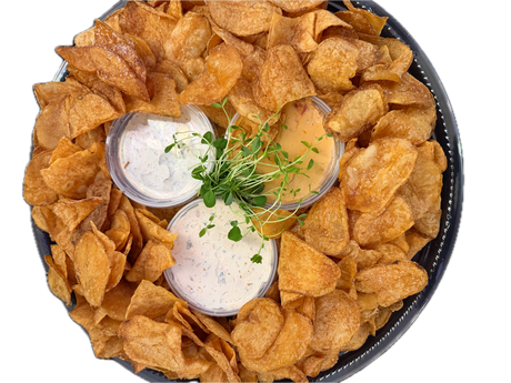 Kettle Chips & Dips Platter (V)