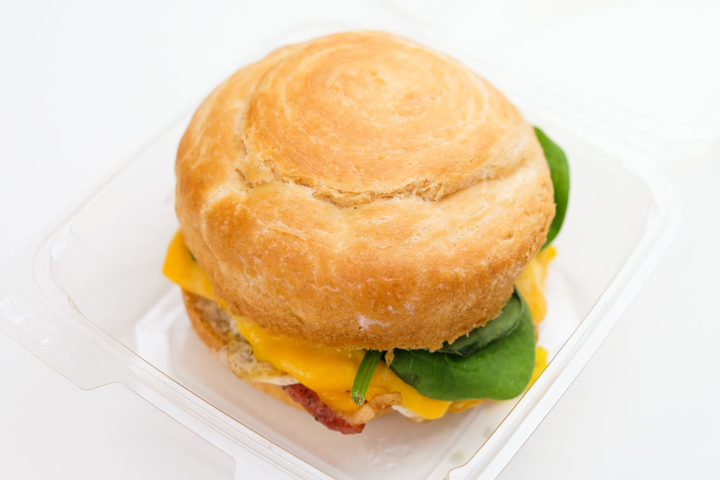 TK Breakfast Sandwich on Croissant Roll